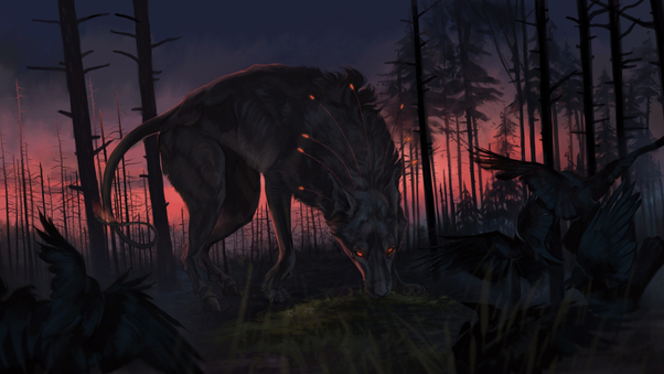 Wolf Fantasy Wallpaper