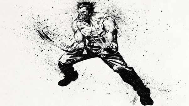 Wolverine 4k Sketch Art Wallpaper