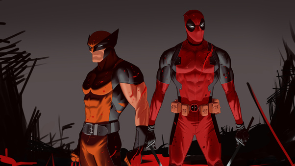 Wolverine And Deadpool Wallpaper