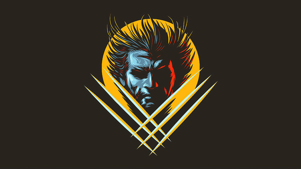Wolverine Claws Minimalism Wallpaper