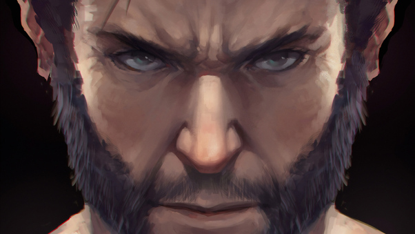Wolverine Closeup Beard Wallpaper