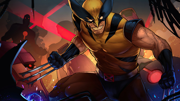 Wolverine Comic Suit Artwork Wallpaper