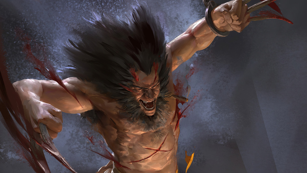 Wolverine Coming Claws Wallpaper
