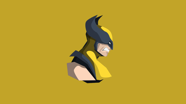 Wolverine Minimalism 4k Wallpaper