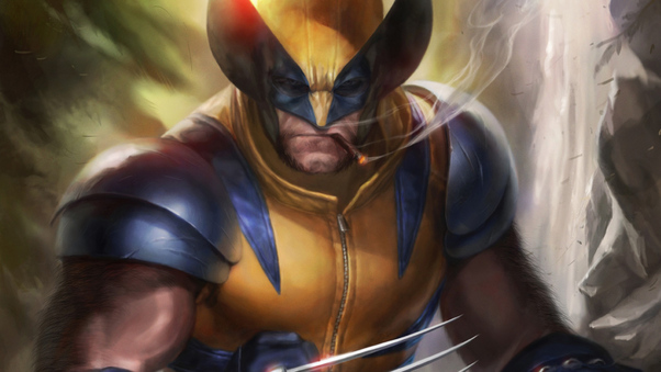 Wolverine Smoking Wallpaper