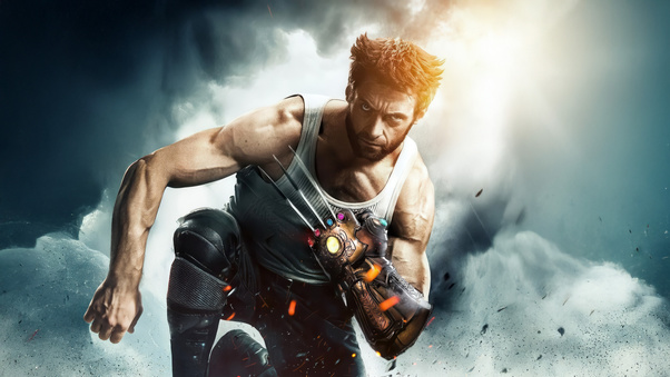 Wolverine Unleashes Infinity Power Wallpaper