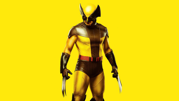 Wolverine Yellow Costume Wallpaper