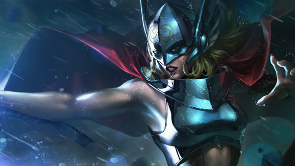 Woman Thor Marvel Future Fight 4k Wallpaper