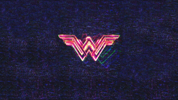 Wonder Woman 1984 Logo Poster Wallpaper