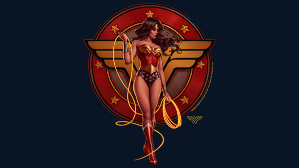 Wonder Woman 1987 Minimal 4k Wallpaper