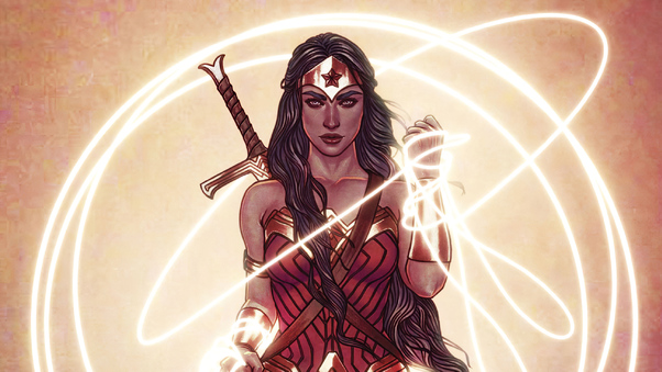 Wonder Woman 4kartwork 2020 Wallpaper