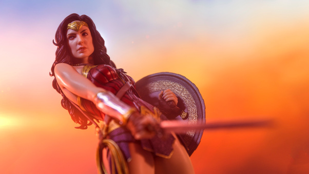 Wonder Woman 5k Collectible Photography Wallpaper