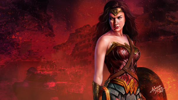 Wonder Woman 5k Gal Gadot Art Wallpaper