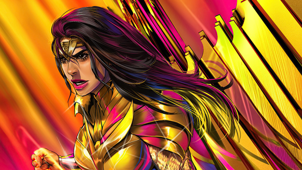 Wonder Woman 84 Gold Queen 5k Wallpaper
