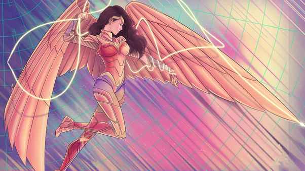 Wonder Woman 84 Wings Wallpaper