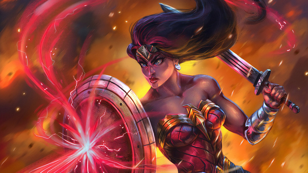 Wonder Woman About To Ready Wallpaper