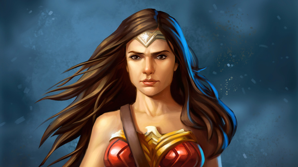 Wonder Woman Amazonian Queen Wallpaper