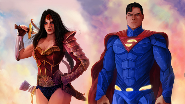 Wonder Woman And Superman 4k Wallpaper