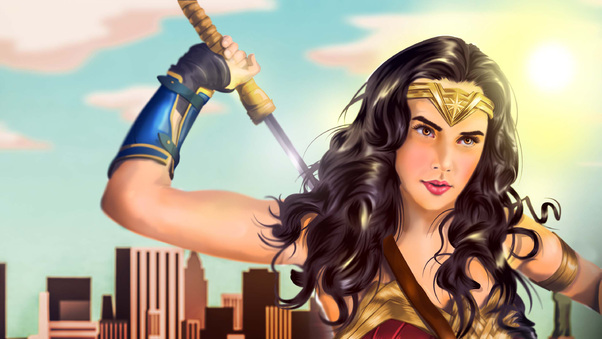 Wonder Woman Artwork 2018 HD Wallpaper