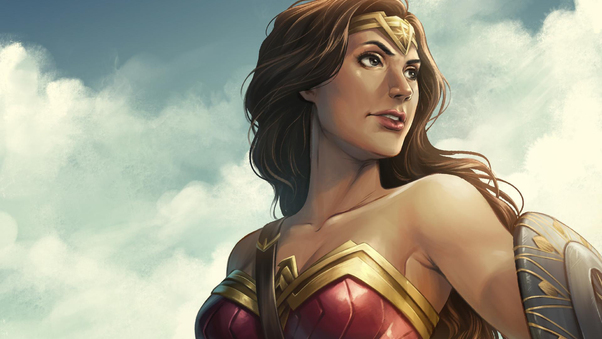 Wonder Woman Artwork HD Wallpaper