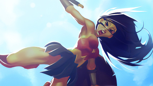 Wonder Woman Attack Wallpaper