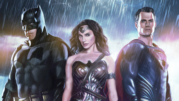 Wonder Woman Batman Superman 4k Wallpaper