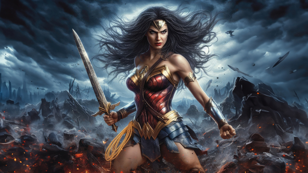 Wonder Woman Battle Glory Wallpaper