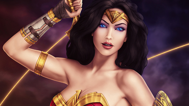 Wonder Woman Comic Girl 4k Wallpaper