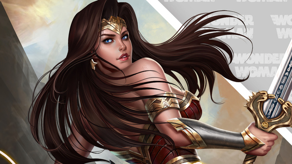 Wonder Woman Comic Girl Wallpaper