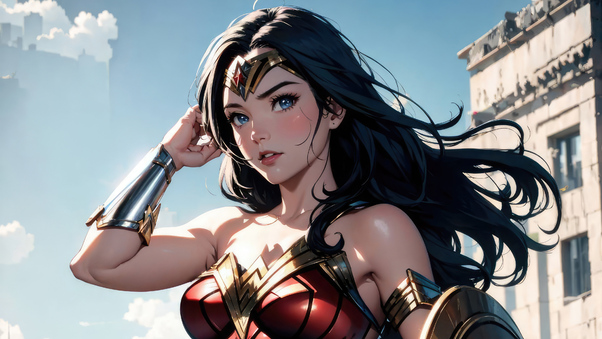 Wonder Woman Comic Sketch Art Wallpaper