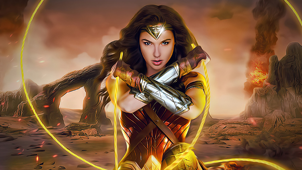 Wonder Woman Coming 4k Wallpaper
