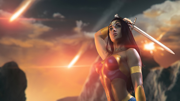 Wonder Woman Cosplay 4k 2020 Wallpaper