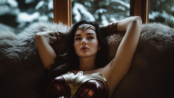 Wonder Woman Cozy Wallpaper