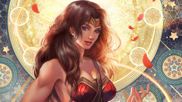 Wonder Woman Cute New Art Wallpaper