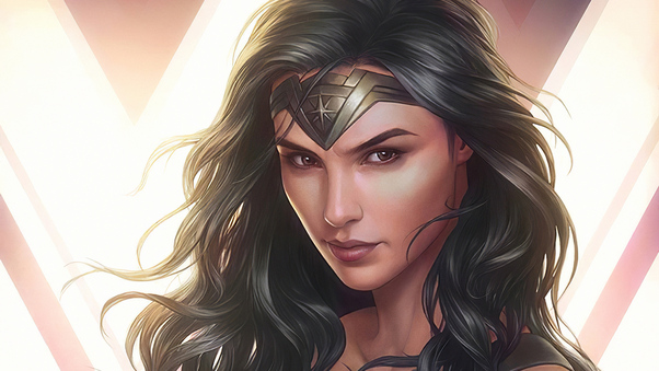Wonder Woman Cuteartwork Wallpaper