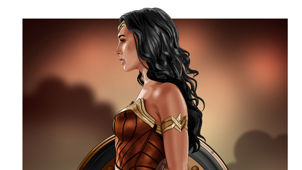 Wonder Woman Digital Artwork 4k Wallpaper