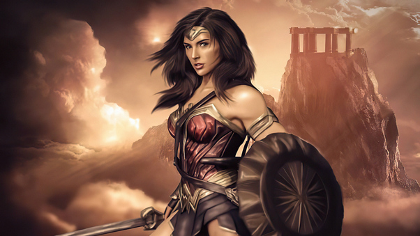Wonder Woman Digitalart 5k Wallpaper