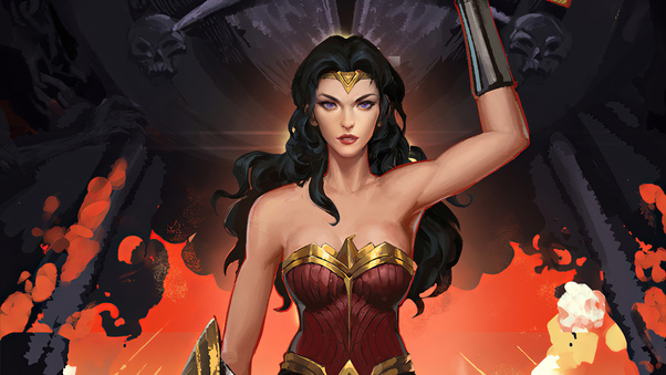Wonder Woman Fanrat Wallpaper