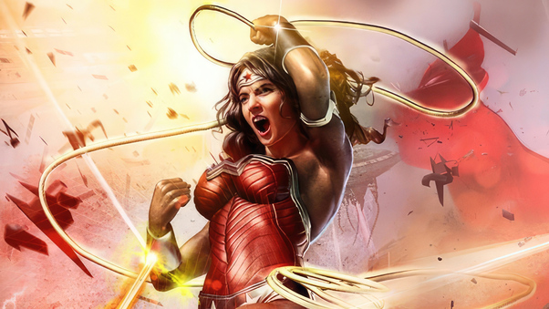 Wonder Woman Fighter Wallpaper