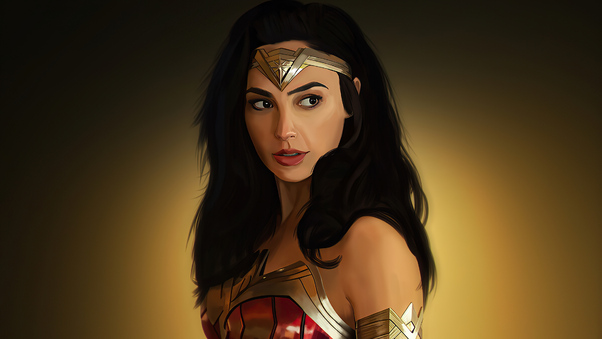 Wonder Woman Gal Artwork Wallpaper