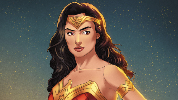 Wonder Woman Gal Gadot 2020 Artwork Wallpaper