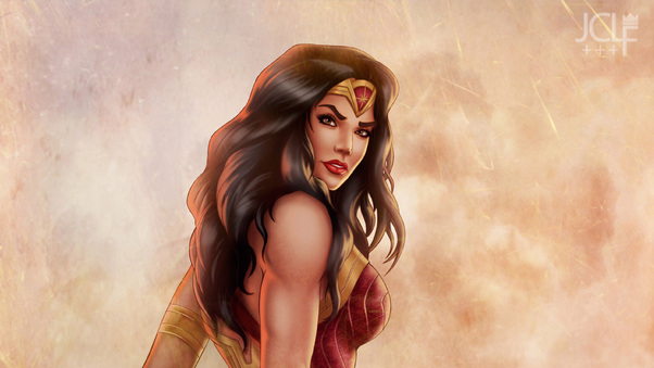 Wonder Woman Gal Gadot Fanart Wallpaper