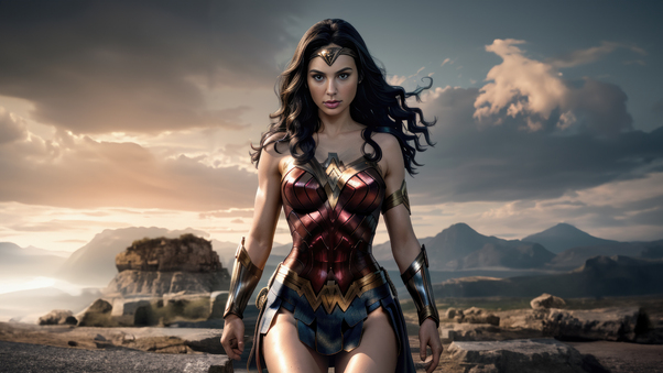 Wonder Woman Goddess Among Mortal Wallpaper,HD Superheroes Wallpapers ...