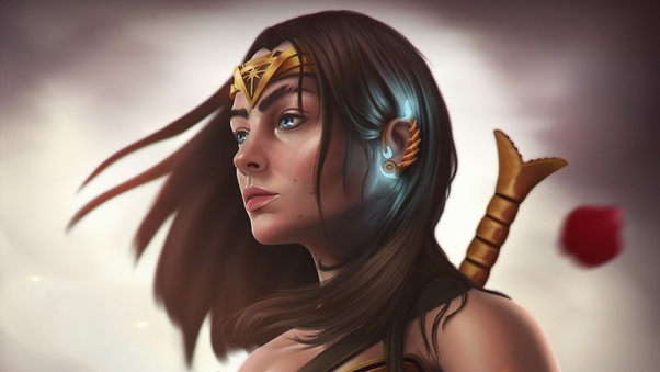 Wonder Woman Goddess Of Amazons Wallpaper