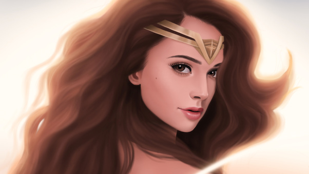 Wonder Woman Gorgeous Art Wallpaper