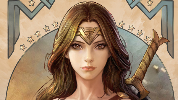 Wonder Woman Hero Art 4k Wallpaper