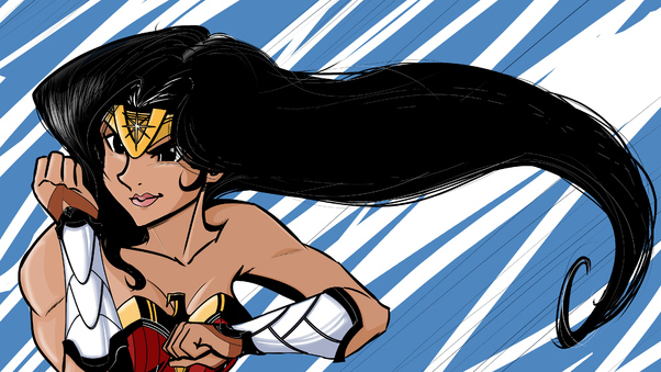 Wonder Woman Illustrator 4k Wallpaper