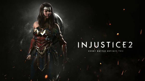 Wonder Woman In Injustice 2 Wallpaper