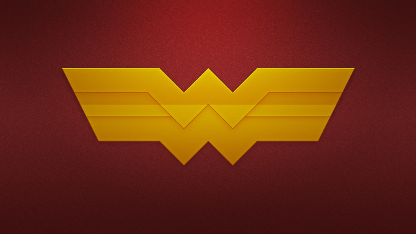 Wonder Woman Logo Art Wallpaper