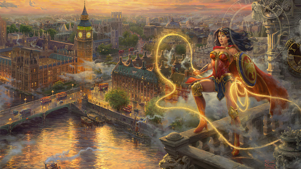 Wonder Woman London Wallpaper